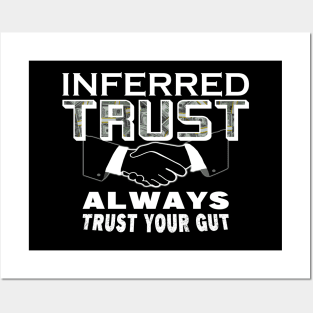 Inferred Trust Series Logo Always Trust Your Gut Design Posters and Art